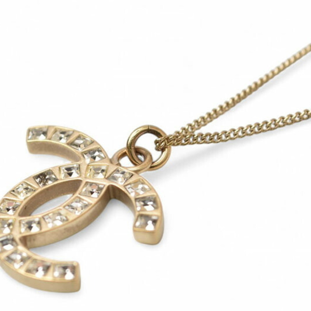 CHANEL Gold Logo Necklace - Picture 4 of 7